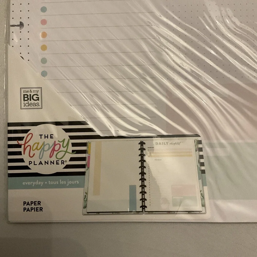 The Happy Planner Everyday Daily Checklist Refill Pages 40 Sheets